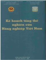 Kế hoạch tổng thể nghiên cứu nông nghiệp Việt Nam