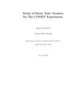 Study of straw tube trackers for the COMET experiment / Nguyễn Minh Trường