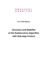 Accuracy and stability of the substructure algorithm with sub-step control / Nguyen Van Thuan