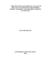 The influence of parental values on the value systems of youth from ethnic majority and minority groups in Vietnam / Lê Tô Đỗ Quyên