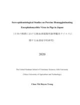 Sero-epidemiological studies on porcine hemagglutinating encephalomyelitis virus in pigs in Japan / Châu Thị Huyền Trang